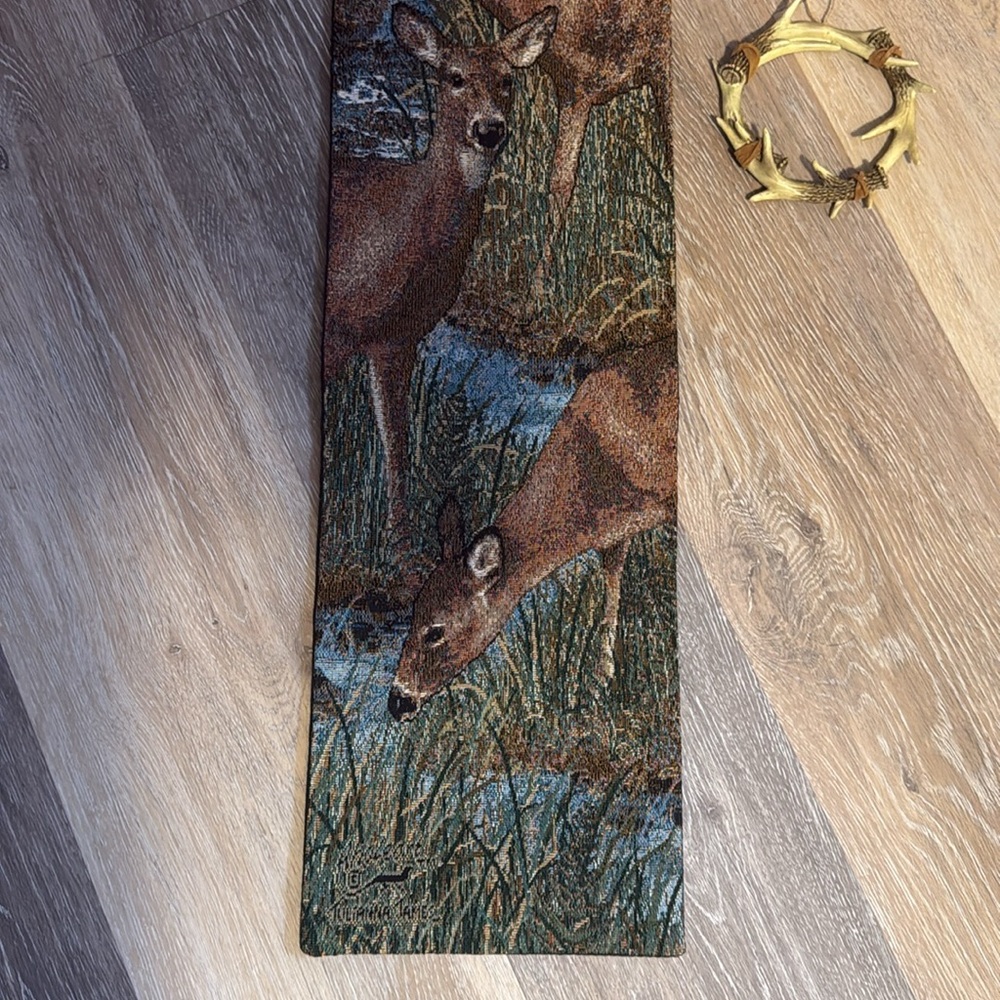 Rustic Deer Wall Hanging Decor 2 piece set - Picture 6 of 9